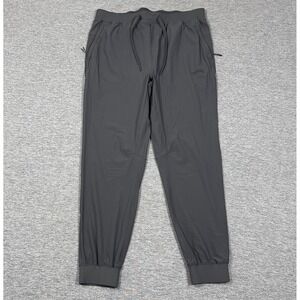 Sun Day Red Jogger Pants Mens Large Gray Performance Stretch Tiger Woods Golf